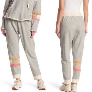 FREE PEOPLE MOVEMENT Dream Catcher Jogger Sweatpants in Gray Heather Boho Lounge